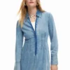 Slanke denimjurk