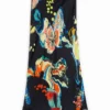 Slanke midi-rok met print
