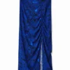 Slanke midi-rok met split