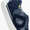 Sneakers met denim Patchwork