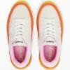 Sneakers met veelkleurige zool