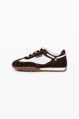 Sneakers van gecombineerd leer