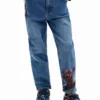 Spiderman-Jeans met borduursel
