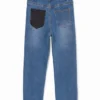 Spiderman-Jeans met borduursel