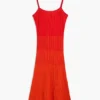 Strapless jurk van 100% katoen
