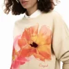 Sweatshirt met bloemenprint