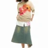 Sweatshirt met bloemenprint