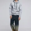Sweatshirt met capuchon en opdruk