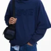 Sweatshirt met dubbele mouwen