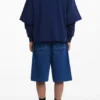 Sweatshirt met dubbele mouwen