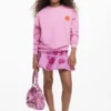 Sweatshirt met geborduurde zon