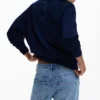 Sweatshirt met grote bloem