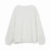Sweatshirt met Imagotype-reliëf