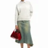 Sweatshirt met logo in kleurverloop