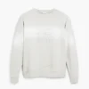 Sweatshirt met logo in kleurverloop