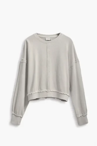 Sweatshirt met stiksels