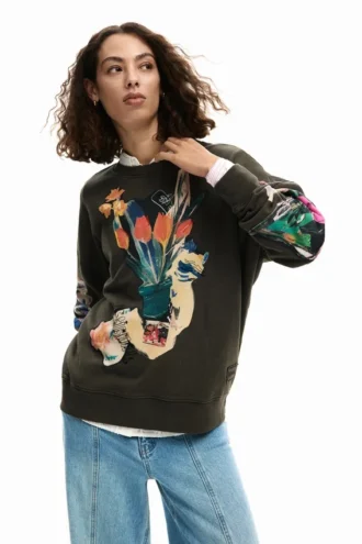 Sweatshirts met collage-print
