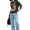 Sweatshirts met collage-print
