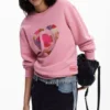 Sweatshirts met logo en kralen