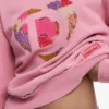 Sweatshirts met logo en kralen