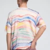 T-shirt met abstracte print