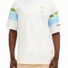 T-shirt met aquarelpalmbomen