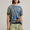 T-shirt met artistieke print