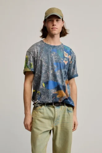 T-shirt met artistieke print