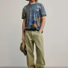 T-shirt met artistieke print