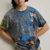 T-shirt met artistieke print