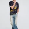 T-shirt met biologische print
