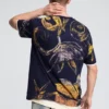 T-shirt met biologische print
