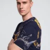 T-shirt met biologische print
