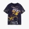 T-shirt met biologische print