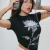 T-shirt met bloemenprint