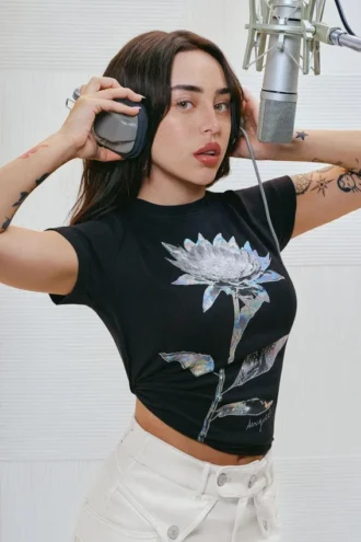 T-shirt met bloemenprint