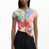 T-shirt met bloemenprint