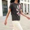 T-shirt met bloemenprint