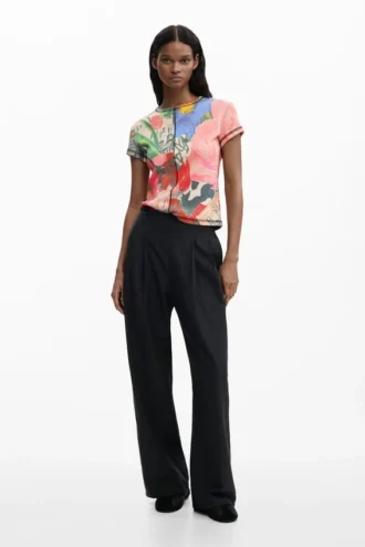 T-shirt met bloemenprint