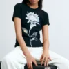 T-shirt met bloemenprint