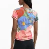 T-shirt met bloemenprint