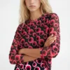T-shirt met cirkels van tule