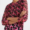 T-shirt met cirkels van tule