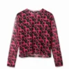 T-shirt met cirkels van tule