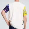 T-shirt met Cosmos-print