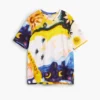 T-shirt met Cosmos-print