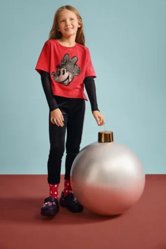 T-shirt met dubbele mouwen Minnie Mouse™