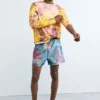 T-shirt met geborduurde print
