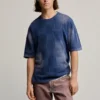 T-shirt met gewassen effect