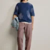 T-shirt met gewassen effect